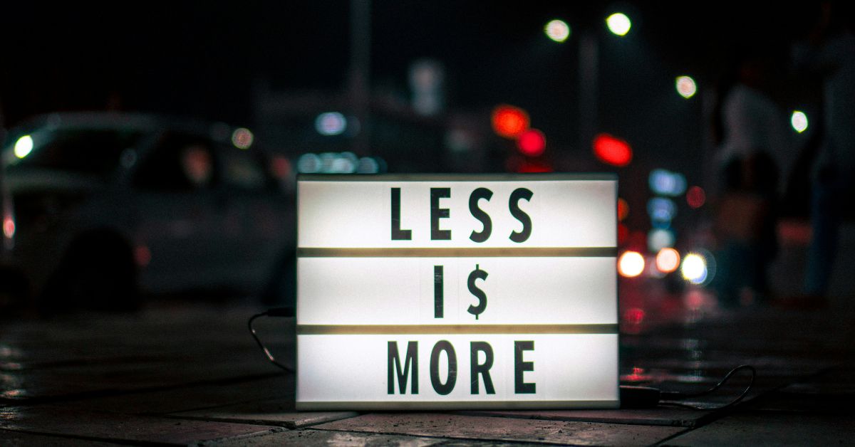 Why Doing Less Helps You Live More Consciously